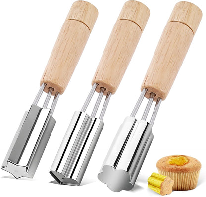 Pastry Cutter Wheel, Ravioli Cutter Wheel with Long Wooden Handle | Pasta Cutter Dumpling Lace Making Noodle Ruffled Edge Cookies Pie Cutter Kitchen Dough Cutting Tool