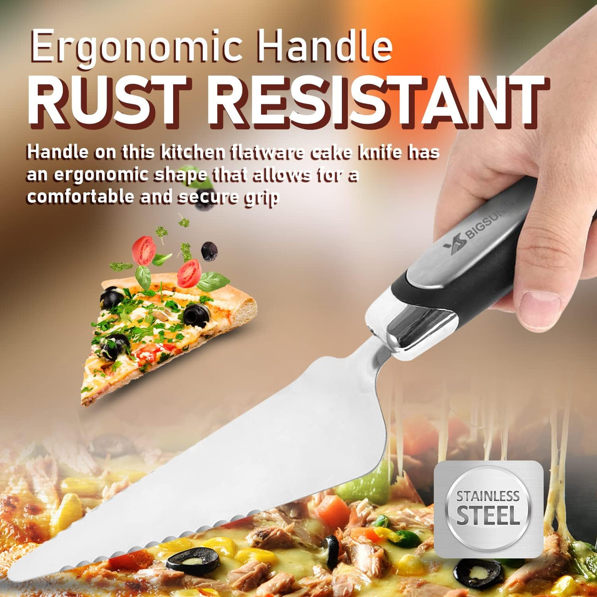 Dough Scraper Baking Pastry Cutter Good Grip Pastry Scraper Chopper Stainless Steel Dough Cutter