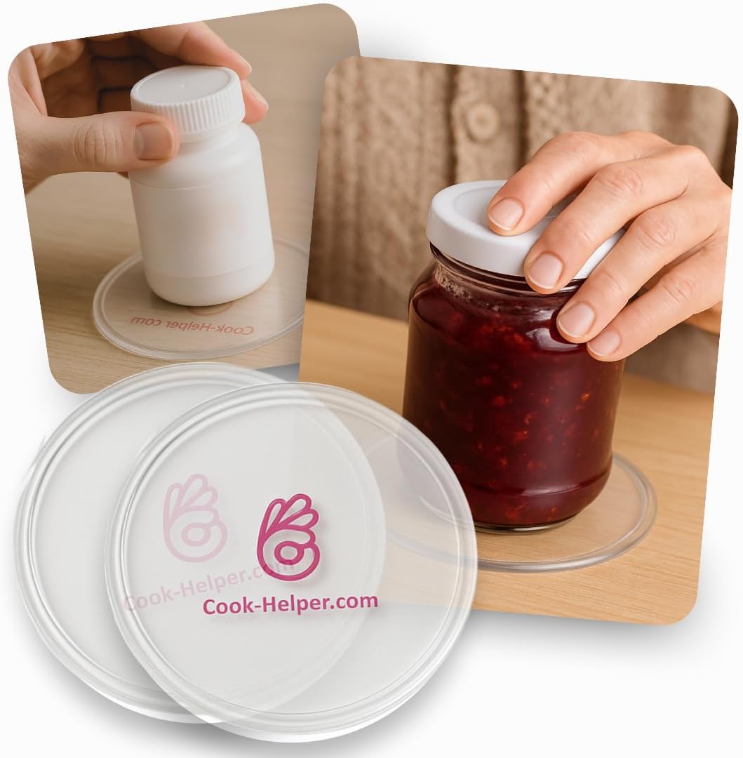 One-Handed Gadget to Secure Any Item, Open Jars & Bottles, Mix Food in A Bowl. Adaptive Equipment for One Hand—Great Gift Idea for Those with Weak or Injured Hands and Stroke Recovery. 3pcs x 3.14"