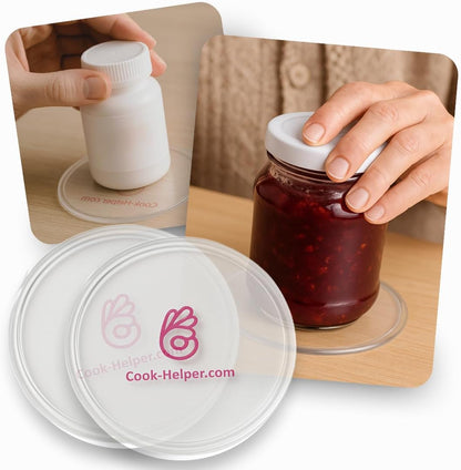 One-Handed Gadget to Secure Any Item, Open Jars & Bottles, Mix Food in A Bowl. Adaptive Equipment for One Hand—Great Gift Idea for Those with Weak or Injured Hands and Stroke Recovery. 3pcs x 3.14"