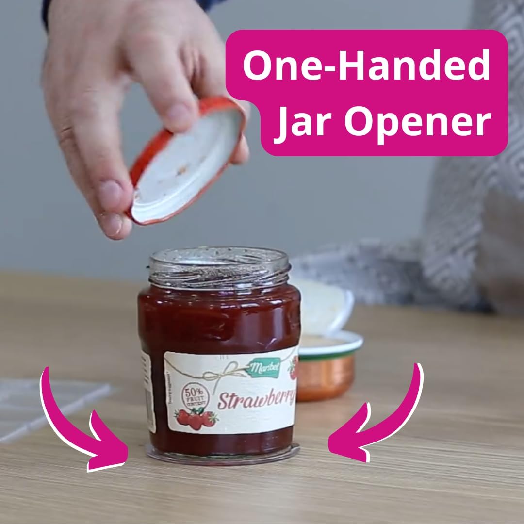 One-Handed Gadget to Secure Any Item, Open Jars & Bottles, Mix Food in A Bowl. Adaptive Equipment for One Hand—Great Gift Idea for Those with Weak or Injured Hands and Stroke Recovery. 3pcs x 3.14"
