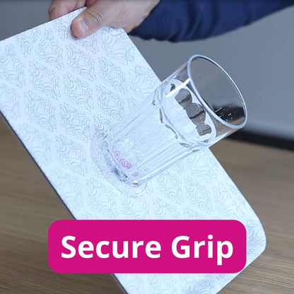 One-Handed Gadget to Secure Any Item, Open Jars & Bottles, Mix Food in A Bowl. Adaptive Equipment for One Hand—Great Gift Idea for Those with Weak or Injured Hands and Stroke Recovery. 3pcs x 3.14"