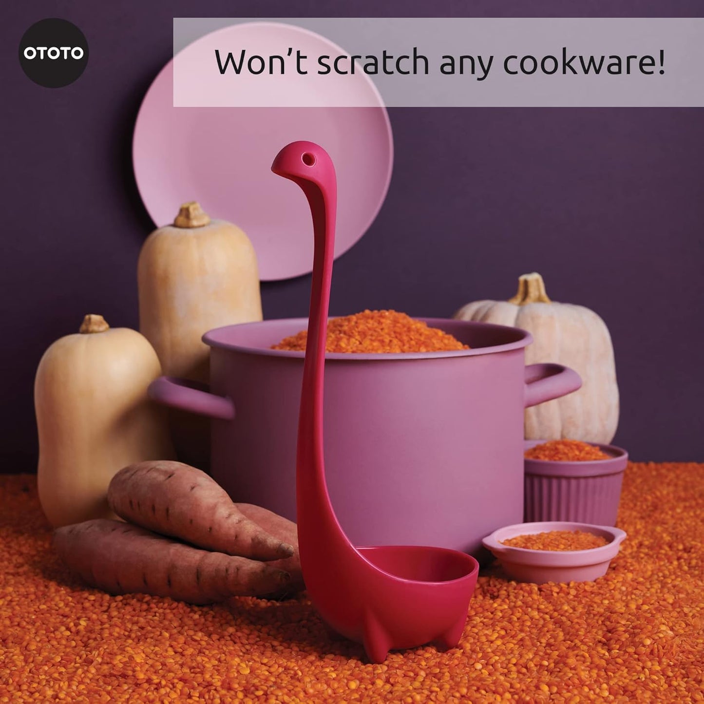 The Original Nessie Ladle - Soup Ladle, Cute Gifts, Funny Kitchen Gadgets, Loch Ness design, Cooking Gifts for Mom - Cute and Practical Kitchen Utensils - Unique Gifts for Women