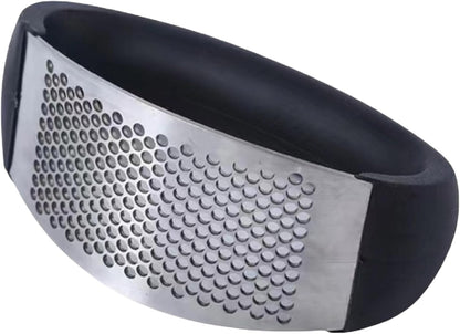 S&HA Stainless Steel Garlic Masher Kitchen Device Household Manual Annular Garlic Press Garlic Grinder New Innovative Garlic Crusher