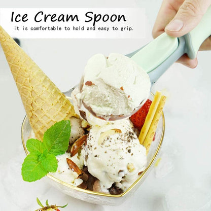Ice Cream Scoop with Easy Trigger,Plastic Cookie Scoops for Baking,Durable Melon Baller Scoop, Perfect for Frozen Yogurt, Gelatos, Sundaes