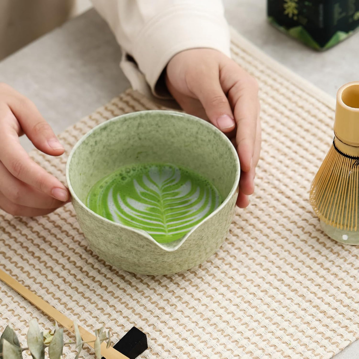 Matcha Set, 17 OZ Matcha Bowl, Matcha Kit for Matcha Lovers.