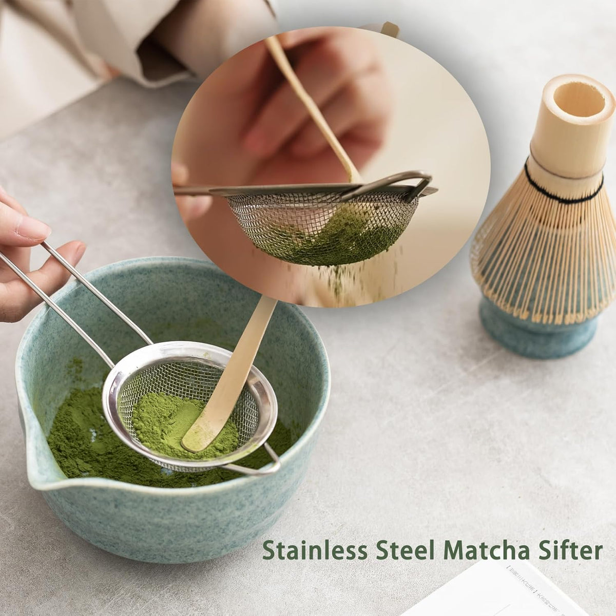 Matcha Set, 17 OZ Matcha Bowl, Matcha Kit for Matcha Lovers.