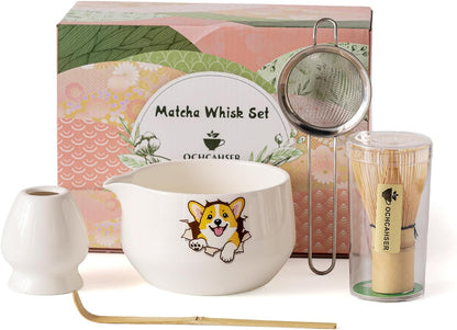 Matcha Set, 17 OZ Matcha Bowl, Matcha Kit for Matcha Lovers.