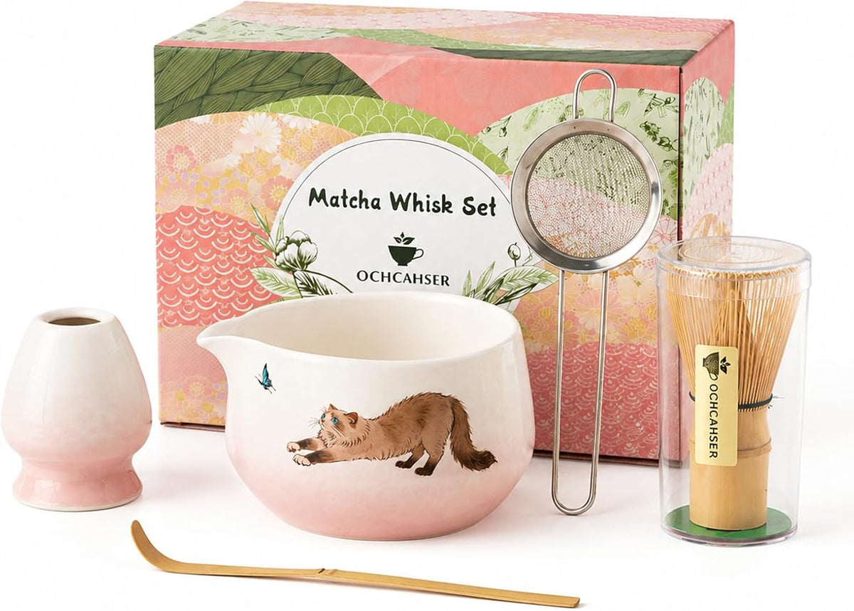 Matcha Set, 17 OZ Matcha Bowl, Matcha Kit for Matcha Lovers.