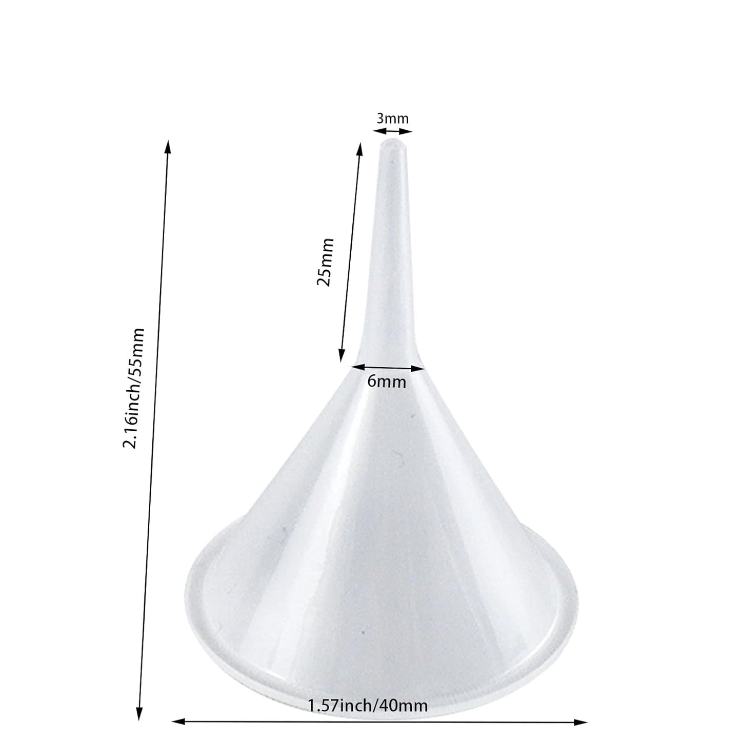 Mini Funnel 10 Pcs Kitchen Use Funnels Small Narrow Neck Plastic Urn Filling Tool for Lab Bottle,Sand Painting,Perfume,Spice,Powder,Essential Oil,Kitchen Food Grade Plastic,Water Bottle