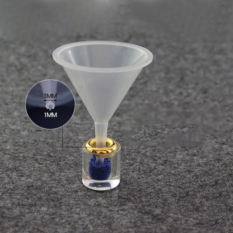 Mini Funnel 10 Pcs Kitchen Use Funnels Small Narrow Neck Plastic Urn Filling Tool for Lab Bottle,Sand Painting,Perfume,Spice,Powder,Essential Oil,Kitchen Food Grade Plastic,Water Bottle