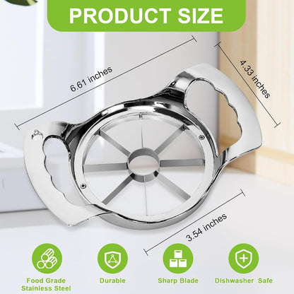 Apple Slicer and Corer,12 Blades Stainless Steel Apple Corer