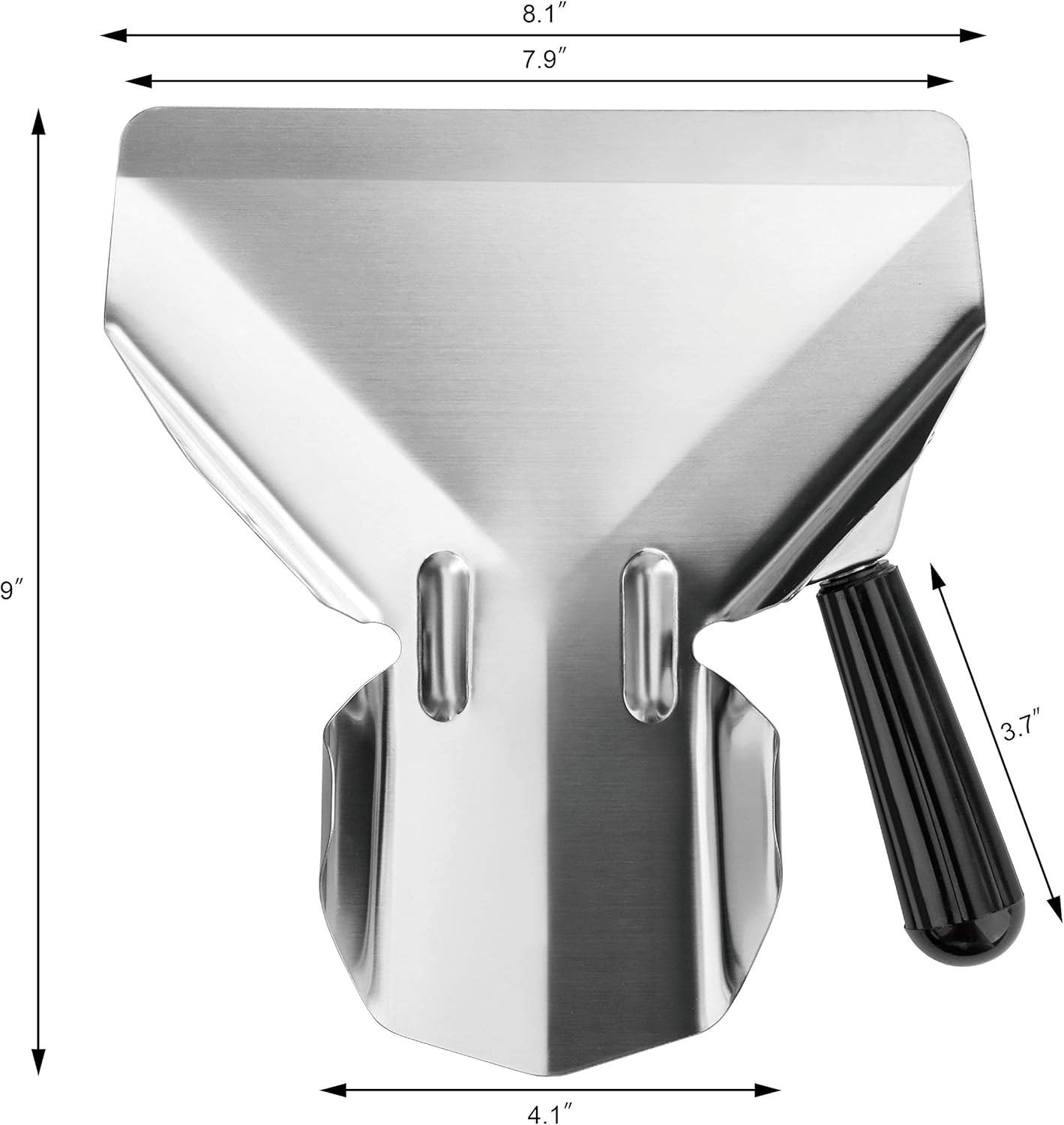 37807 Stainless Steel Commercial French Fry Bagger, Right Handle