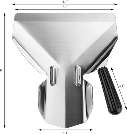 37807 Stainless Steel Commercial French Fry Bagger, Right Handle
