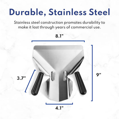37807 Stainless Steel Commercial French Fry Bagger, Right Handle