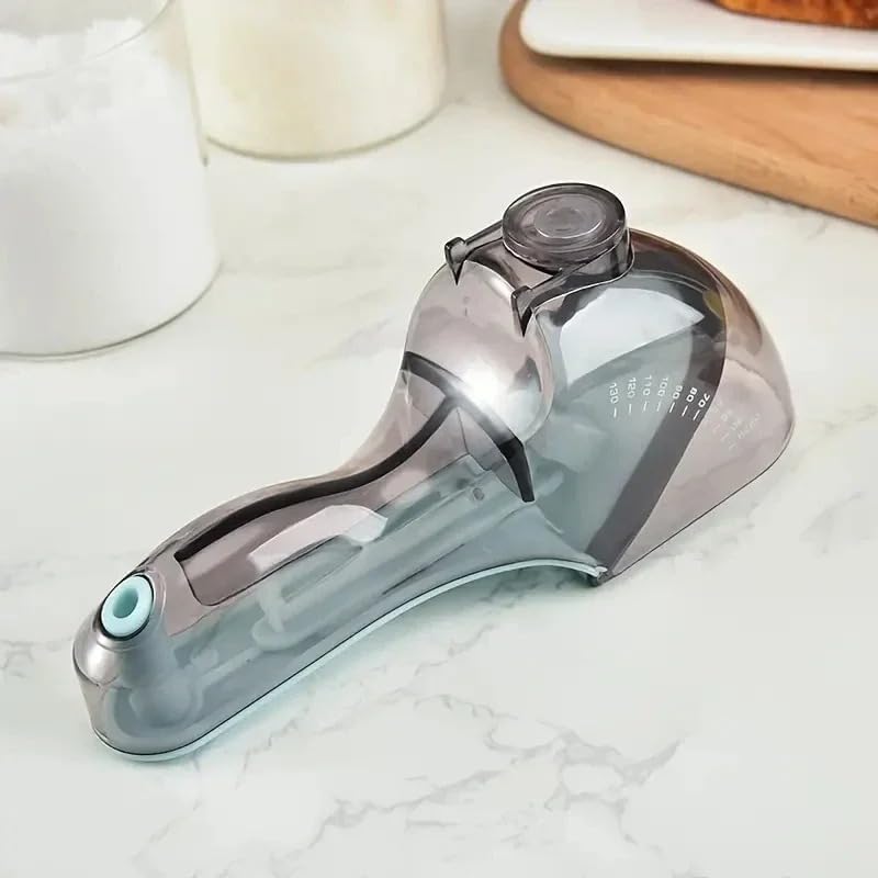 2Pcs Measuring Spoon Set, Adjustable, Dual Cup Design for Flour and Sugar, Kitchen Baking Tool/set for Dry/Liquid Ingredients & Pet Food