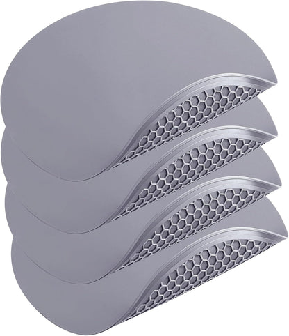 Silicone Microwave Mat - Round 12" x 12" - Set of 2 Heat Resistant Multifunctional Mat, Splatter Guard, Trivet, Hot Pad, Pot Holder