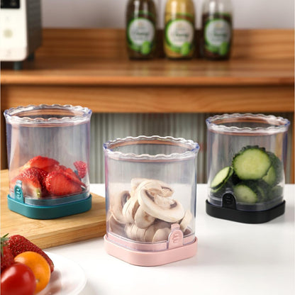 Fruit Slicer Cup, Stainless Steel Fruit and Vegetable Slicer, Spiralizer for Broccoli, Zucchini, Cucumber, Onion, Carrots, Removable Design, Creative Kitchen Gadget (Pink)