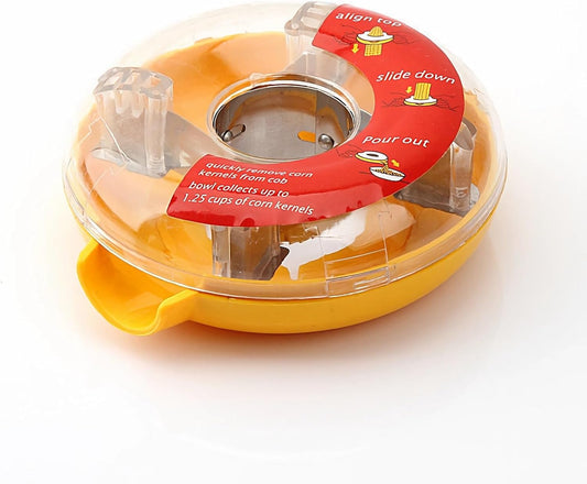 One Step Corn Kerneler, Corn Cobber Peeler, Corn Kernel Remover Tool, Best Corn Peeler, Corn Hob Stripper, Kitchen Cob Kerneler, Manual Corn Threshing Tool for Home Kitchen