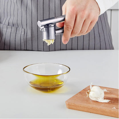 KONCIS Garlic Press, Stainless Steel, Pack of 1