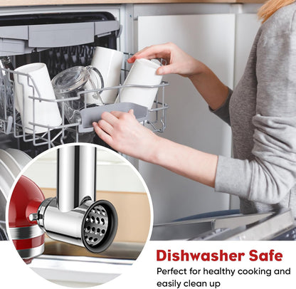Stainless Steel Slicer Shredder Attachment for KitchenAid Mixer