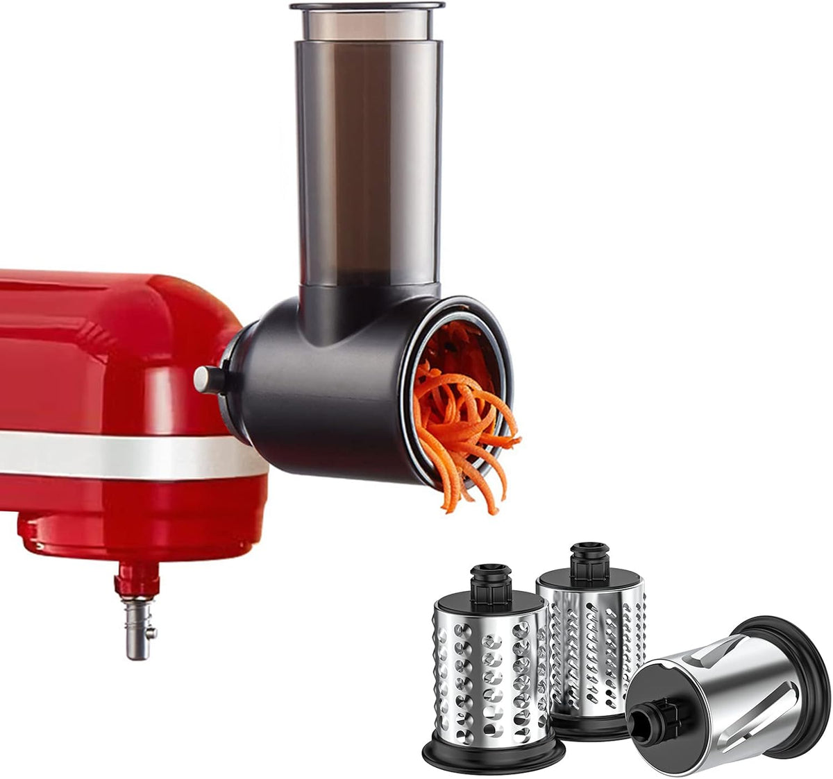 Stainless Steel Slicer Shredder Attachment for KitchenAid Mixer