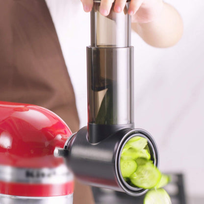 Stainless Steel Slicer Shredder Attachment for KitchenAid Mixer