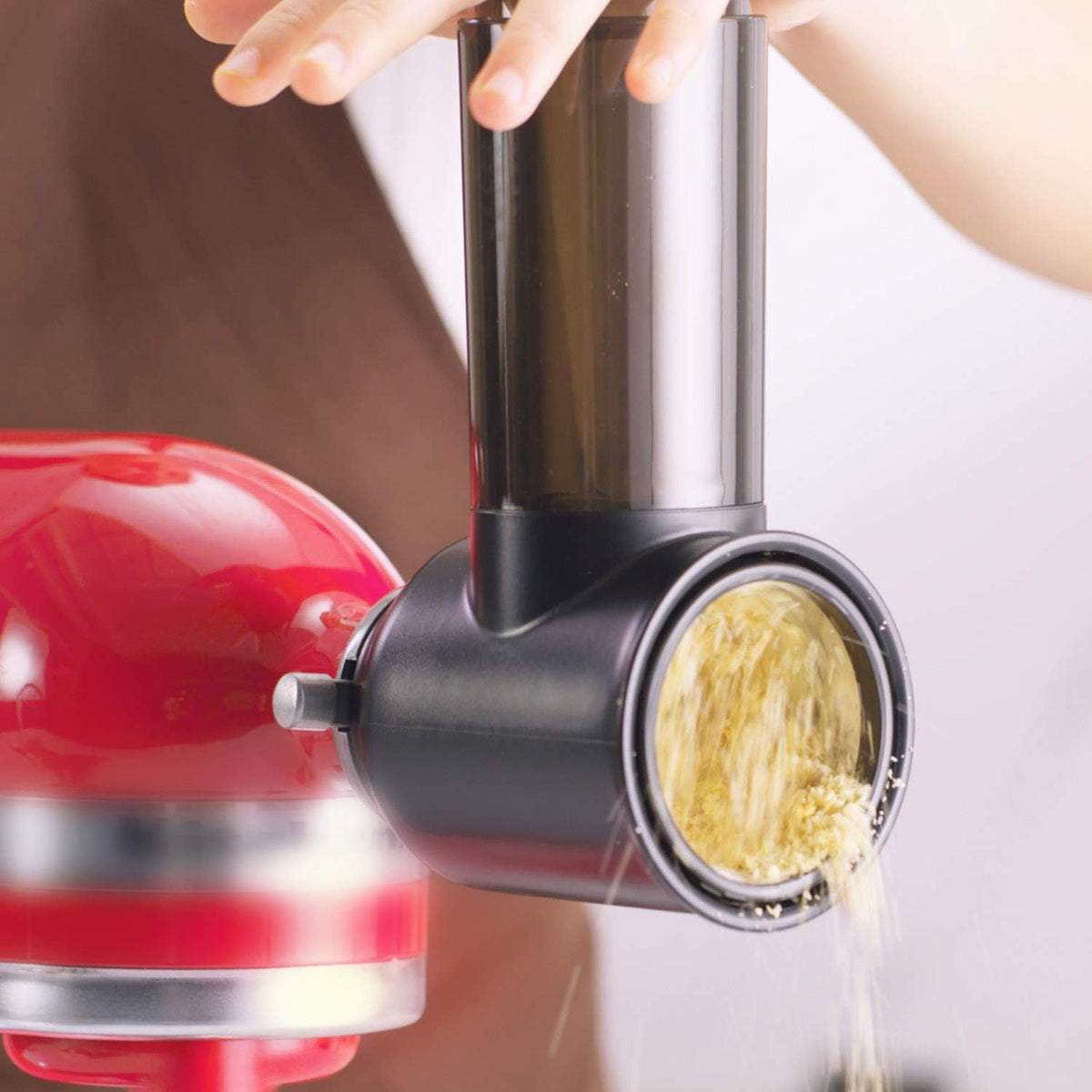 Stainless Steel Slicer Shredder Attachment for KitchenAid Mixer