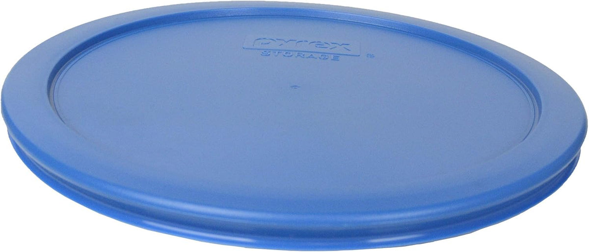 7203 7-Cup Glass Bowls and 7402-PC Blue Lids (2-Pack) - Made in USA