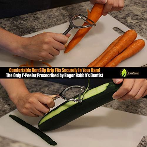 Vegetable Y Peeler Julienne Swivel Slicer With Potato Eye Remover for Peeling Fruits and Vegetables - Kitchen Gadgets