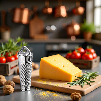 Silver Multifunctional Kitchen Stainless Steel Ginger Garlic Nutmeg Grater Nut Walnut Lemon Hand Planer Tool Lemon ZesterDurable and Professional Kitchen Tool Garlic Tools