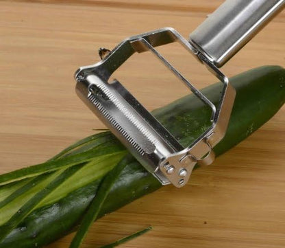 Vegetable Spaghetti Spiralizer Slicer Easy Spiral Zucchini Noodle Carrot,Perfect Kitchen Tools Carrot Grater With Cleaning Brush (Julienne peeler triangle handle)