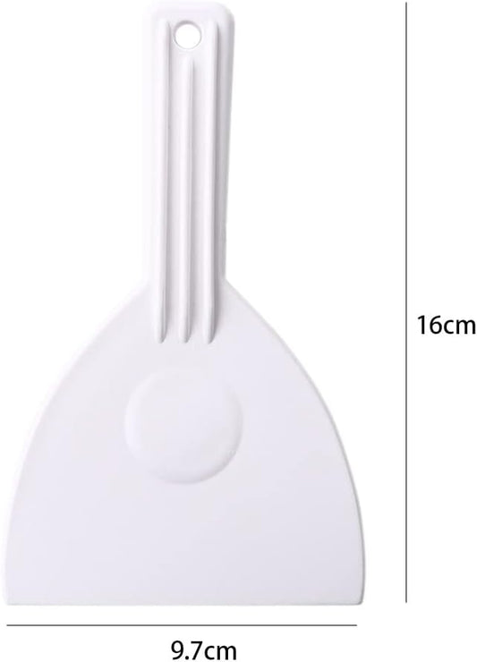 2PCS Plastic Dough Cutter,Bread Dough Trimming Scraper,Cake Pizza Spatula Cutter, Pizza Bread Bench with Handle Trimming Icing Baking Chopper