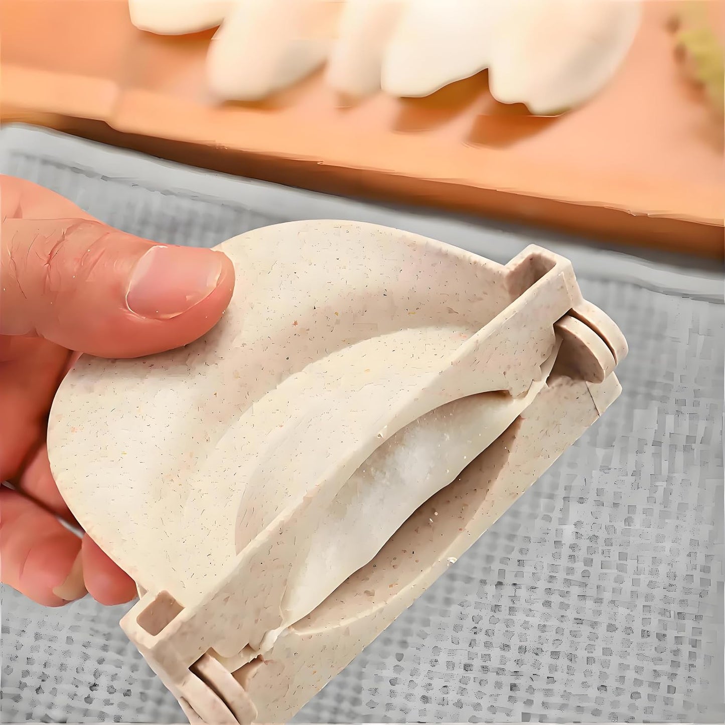 Dumpling Maker Set with Dough Cutter and Empanada Press Mold - Effortlessly Make Perfect Dumplings, Calzones, Pierogi, Chinese Turnovers (3")