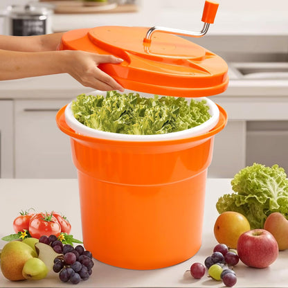 5 Gallon Large Commercial Salad Spinners and Lettuce Spinner