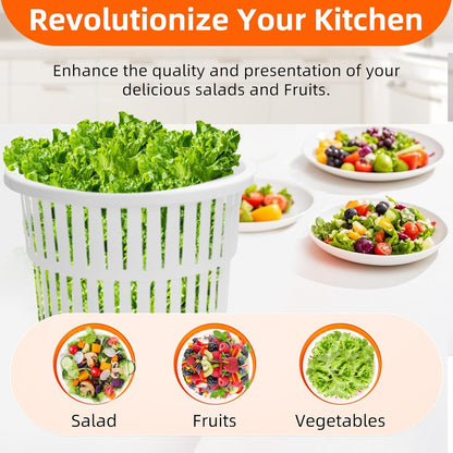 5 Gallon Large Commercial Salad Spinners and Lettuce Spinner