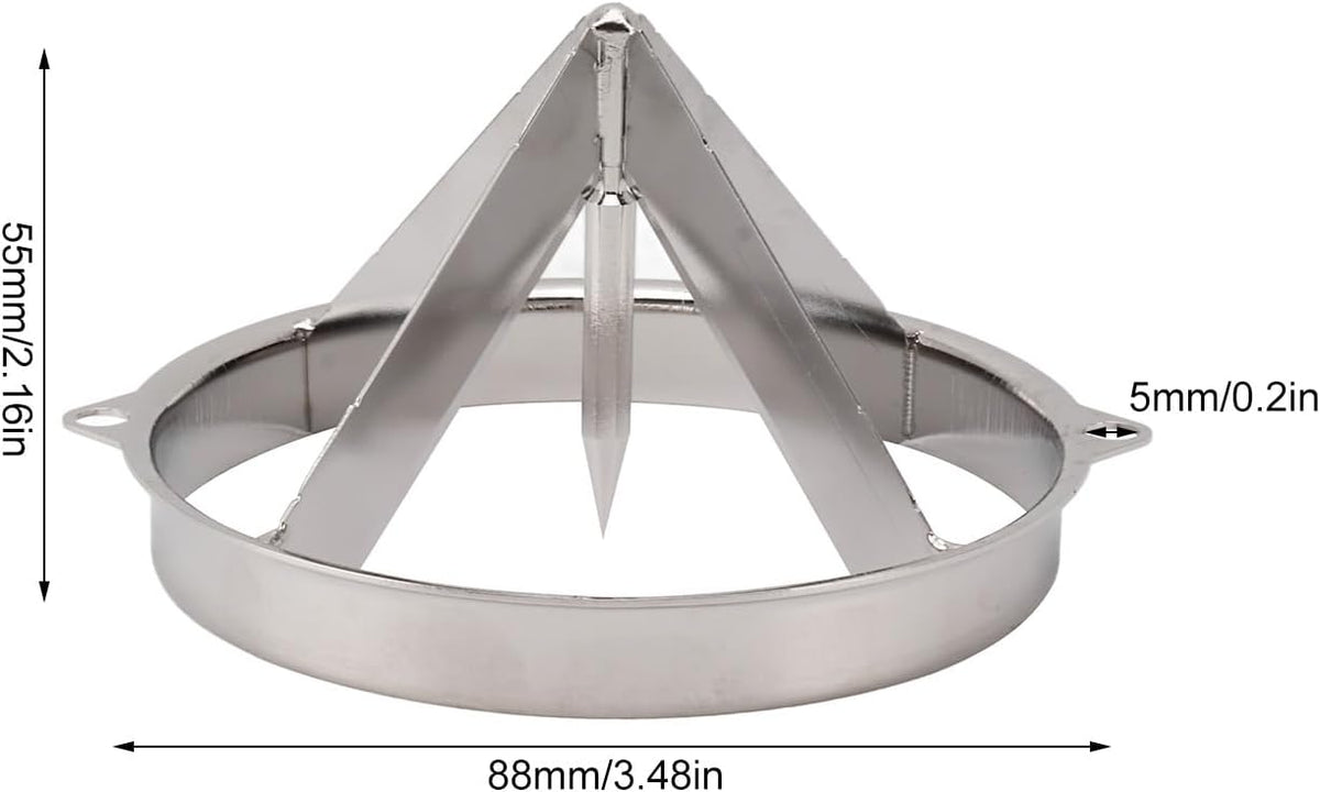 Fruit Cutter Blade, Stainless Steel Fruit Slicer for Apples Pears Oranges Detachable Lemon Cutter Wedge Tool Easy Clean Replacement Blade for Fruit Dicing Machine (8 Section)