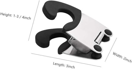 Stainless Steel Pot Clip Spoon Rest, Anti-Scald Fixed Pot Clamp