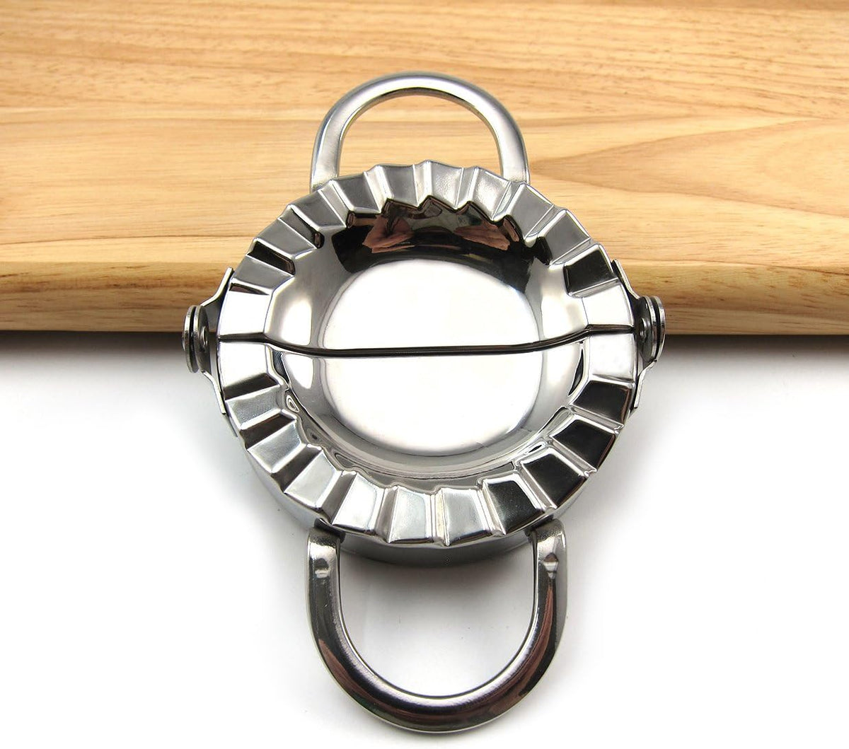 Best Utensils Stainless Steel Ravioli Mold Pierogi Dumpling Maker Wrapper Pastry Dough Cutter Kitchen Accessories (S: DIA. 3 inch)