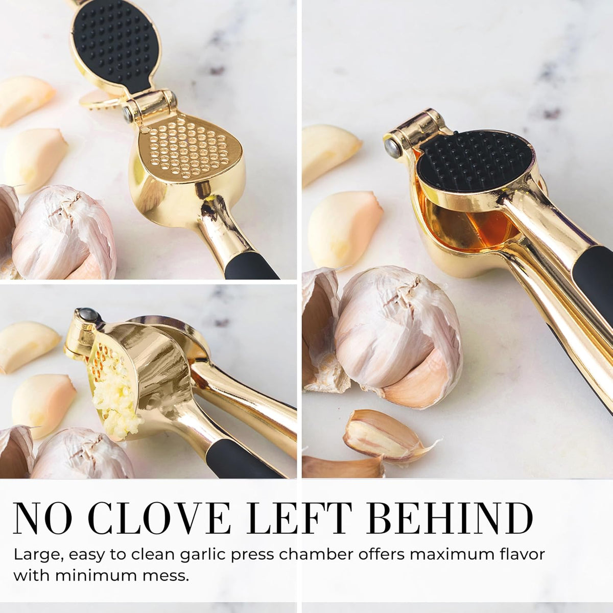 Beige and Gold Kitchen Utensils Set