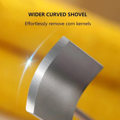 Corn Cob Stripper，2026 NEW Long Handle Stainless Steel Corn Stripping Too，Corn on the Cob Remover, Fast and Safe, Suitable for Home Kitchens, Restaurant Chefs, Outdoor Dining Enthusiasts