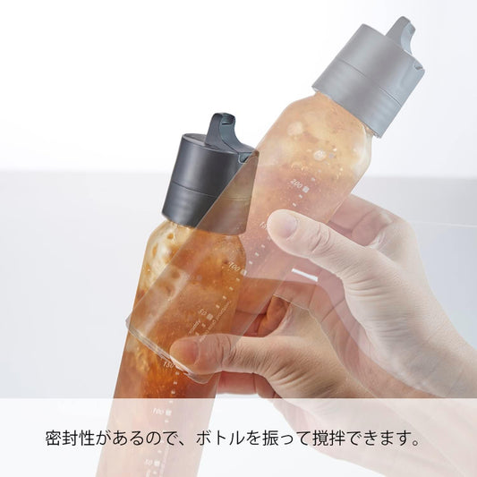 Flip-Top Dressing Bottle, 120ml, Pale Grey