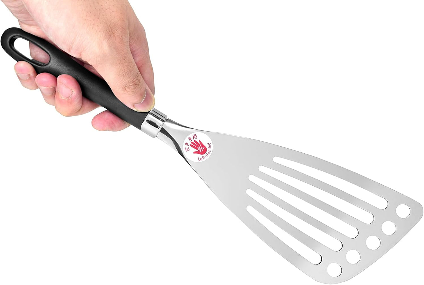 Nylon Spatula Slotted Turner Fish Turner Kitchen Utensils 12" | Seki Japan Right Handed Nylon Spatula Wide Thin
