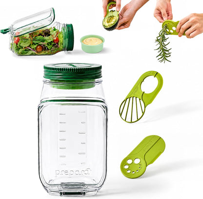 The Original Salad Pod, 4.5 Cups, Green