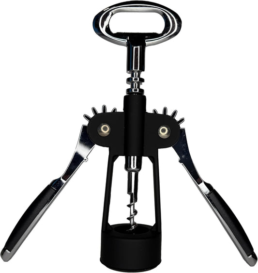 Heavy Duty Winged Wine Opener, Durable Corkscrew Wine Opener in Elegant Gift Box, Easy to Use Wine Bottle Opener for Effortless Wine Opening