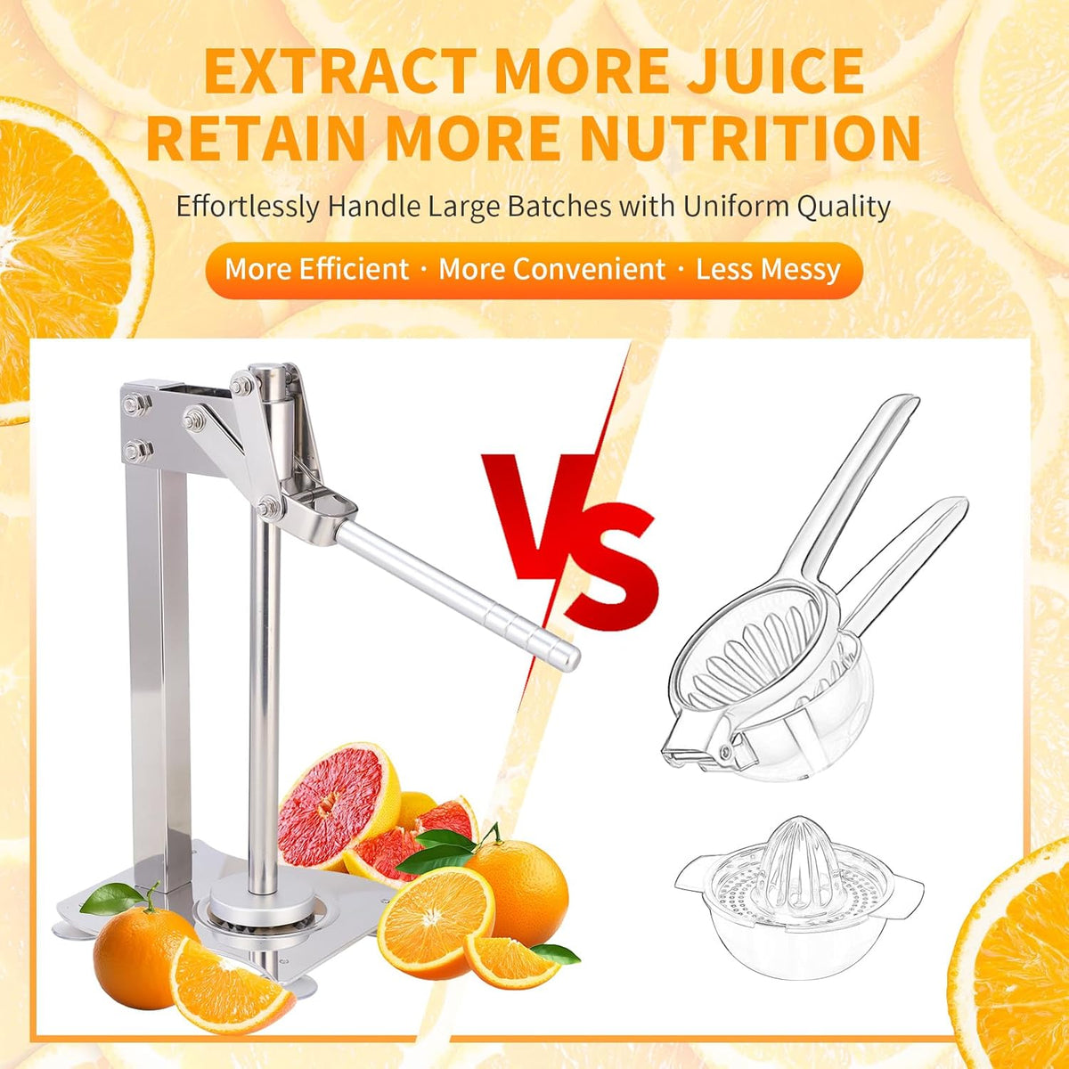 304 Stainless Steel Lemon Smasher, Citrus & Lemon Press