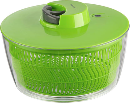 ROPE SALAD DRYER WITH STOP, GREEN - 4L