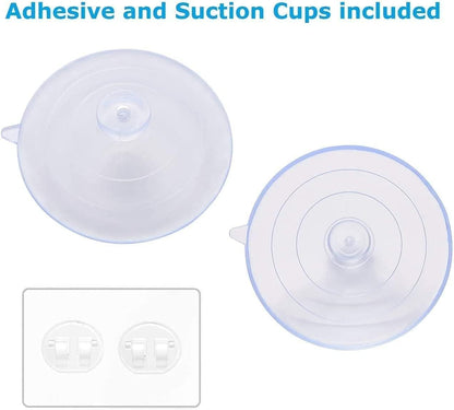Sink Caddy Sponge Holder for Kitchen Sink Dish Cloth Hanger 2 Suspension Options(Suction Cups and Adhesive Hook), SUS304 Stainless Steel, Silver