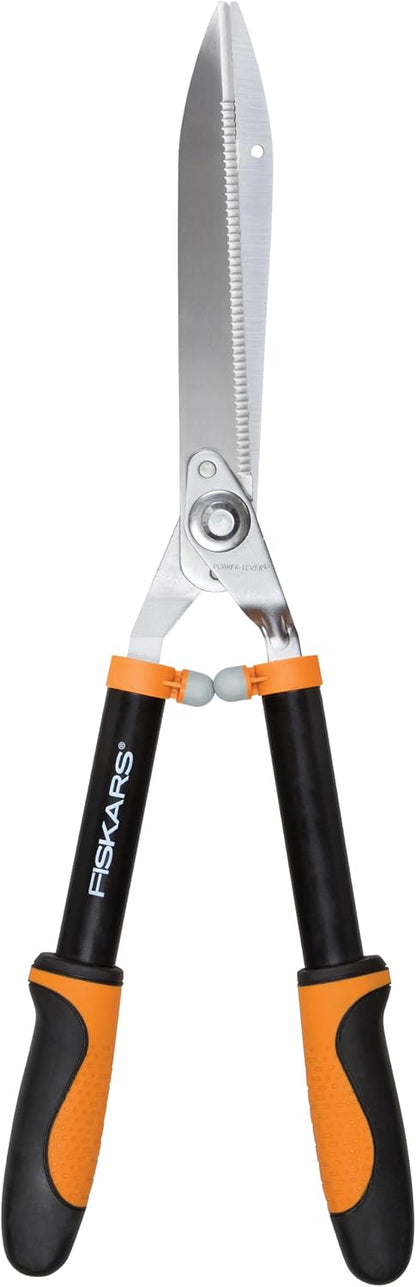 25"-33" Power-Lever Extendable Garden Hedge Shears, 10” Blades