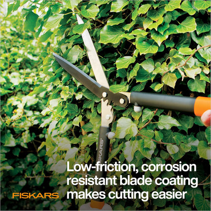 25"-33" Power-Lever Extendable Garden Hedge Shears, 10” Blades